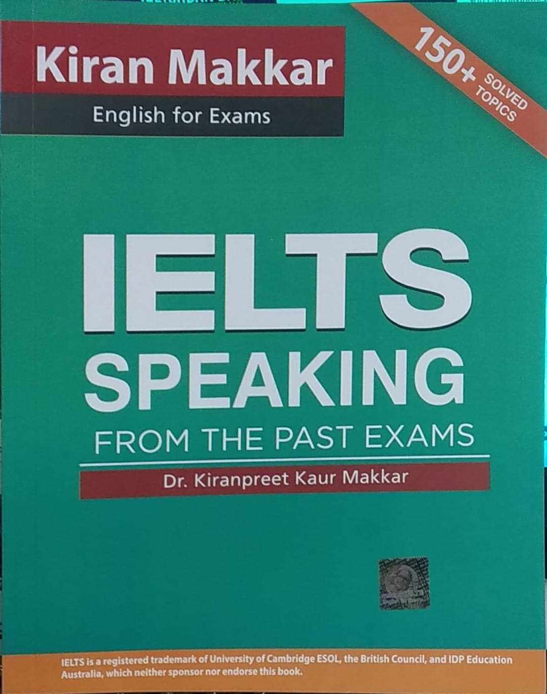کتاب انگلیسی Makkar Ielts English for Exam. نسخه انگلیسی. پی دی اف. نویسنده Dr Kiranpreet Kaur Makkar