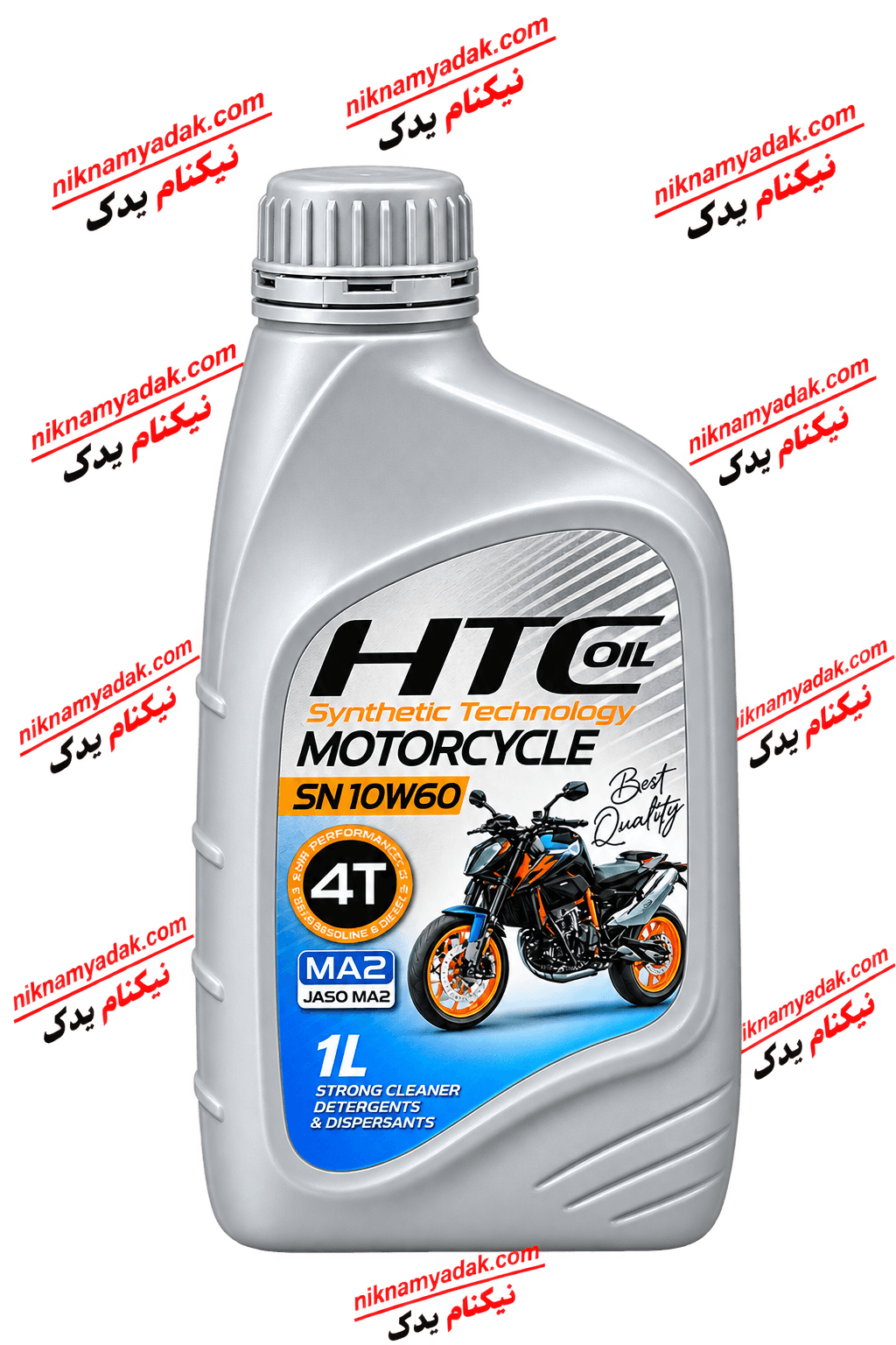 روغن موتور ma2 10w60 sn htc یک لیتری