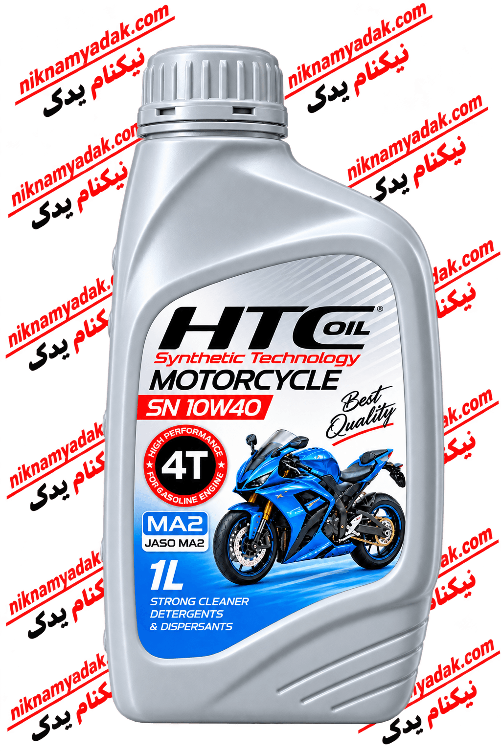 روغن موتور ma2 10w40 sn htc یک لیتری