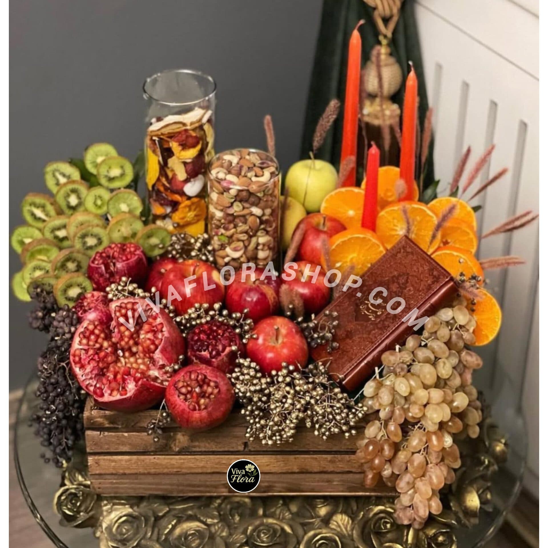 باکس گل زمزمه ی یاقوت