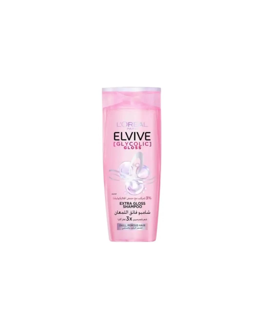 شامپو لورال الویو Glycolic Gloss براق‌ کننده مو با گلیکولیک اسید حجم ۴۰۰ میل (اماراتی)