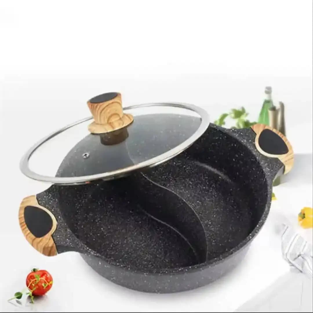 تابه گرانیتی دوطرفه (دو قسمتی)