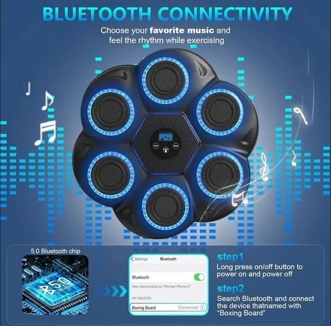 دستگاه بوکس هوشمند با موزیک Smart Music Boxing Machine — تصویر ۱۰