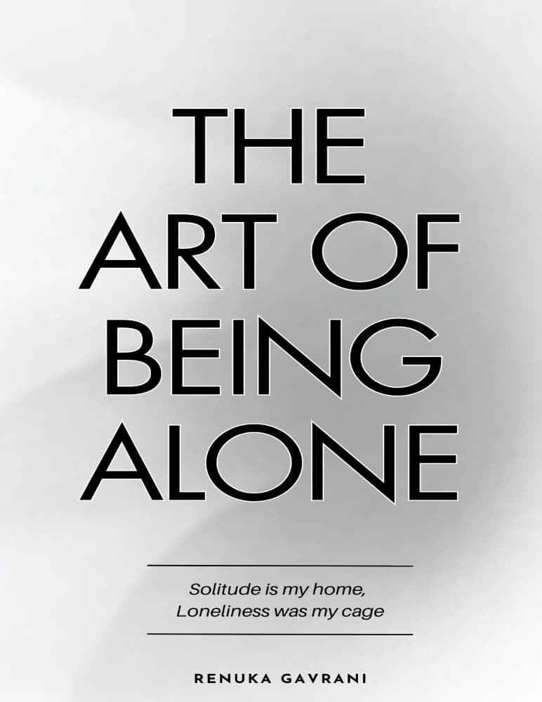 کتاب The Art of Being Alone (هنر تنها بودن) نسخه انگلیسی PDF | رنوکا گاورانی — تصویر ۲