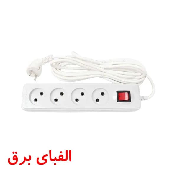 سیم سیار (4 خانه) مدل نیک با کابل 1.8 متری پارت الکتریک