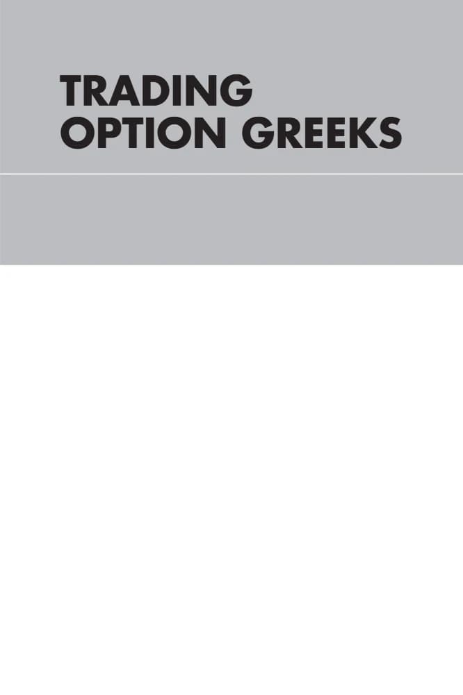 کتاب یونانی های اختیار معامله (Trading Option Greeks) نسخه انگلیسی PDF | دن پاسارلی