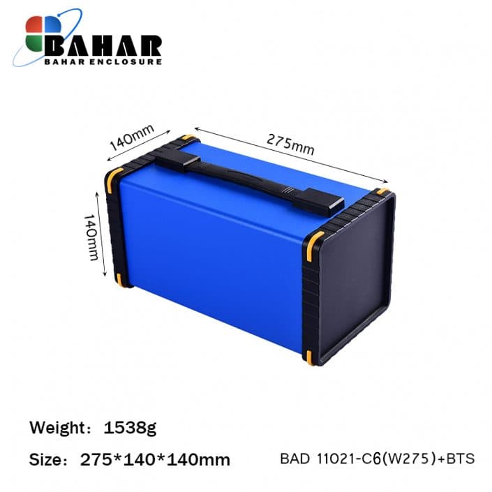 BAD 11021-C6(W275)+BTS جعبه آلومینیومی با پانل پلاستیکی — تصویر ۲