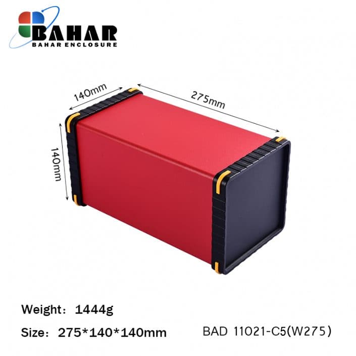 BAD 11021-C5(W275)+BTS جعبه آلومینیومی با پانل پلاستیکی