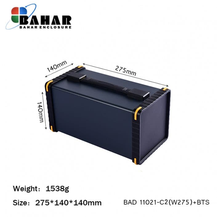 BAD 11021-C2(W275)+BTS جعبه آلومینیومی با پانل پلاستیکی — تصویر ۲