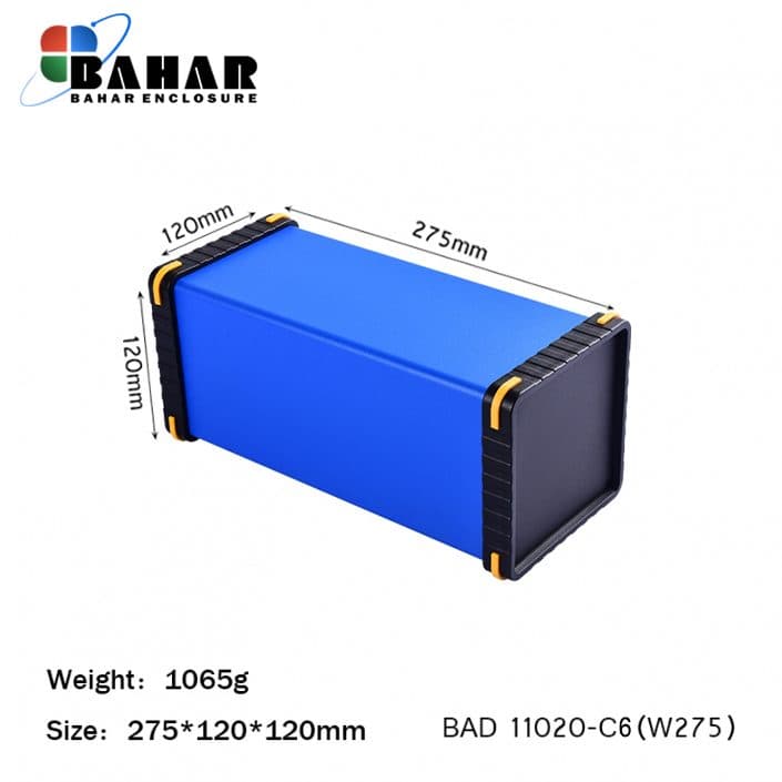 BAD 11020-C6(W275) جعبه آلومینیومی با پانل پلاستیکی