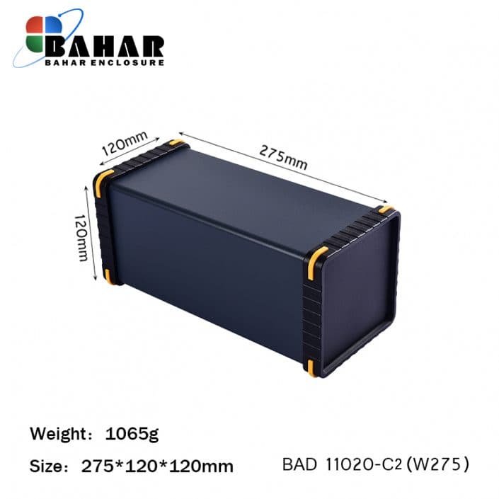 BAD 11020-C2(W275) جعبه آلومینیومی با پانل پلاستیکی — تصویر ۲