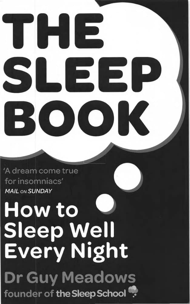 کتاب The Sleep Book: How to Sleep Well Every Night (کتاب خواب) نسخه انگلیسی PDF | دکتر گای میدوز