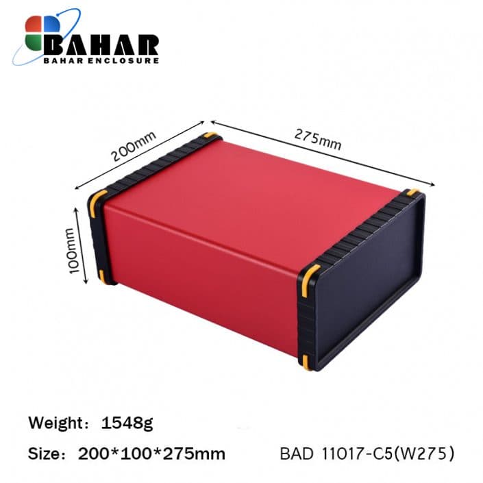 BAD 11017-C5(W275) جعبه آلومینیومی با پانل پلاستیکی