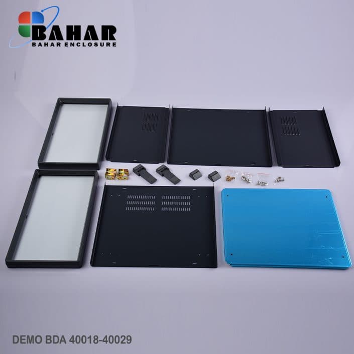BDA 40029-A1 W450 جعبه فلزی با پانل آلومنیوم ماژول — تصویر ۵