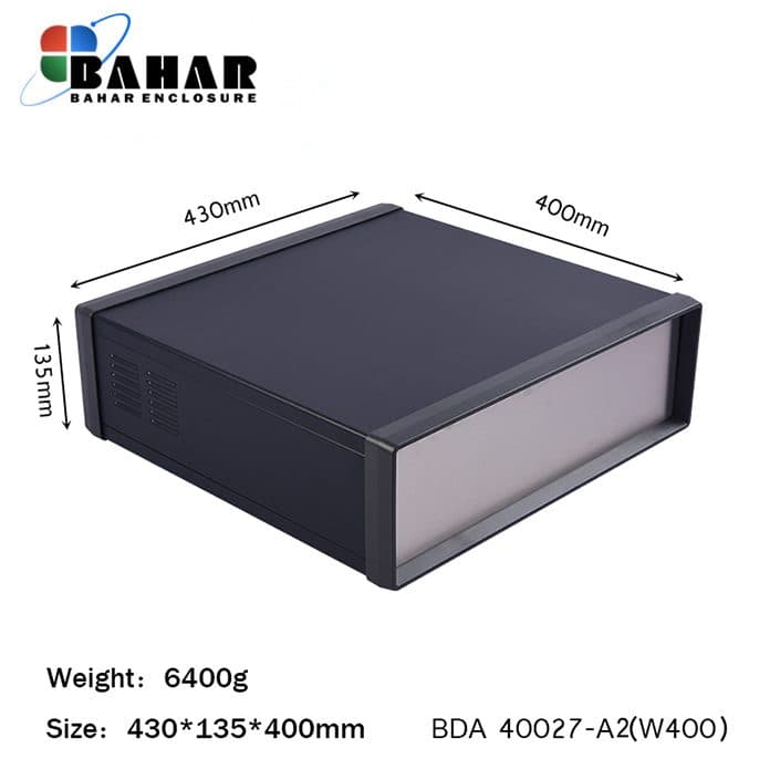 BDA 40027-A2 W400 جعبه فلزی با پانل آلومنیوم ماژول