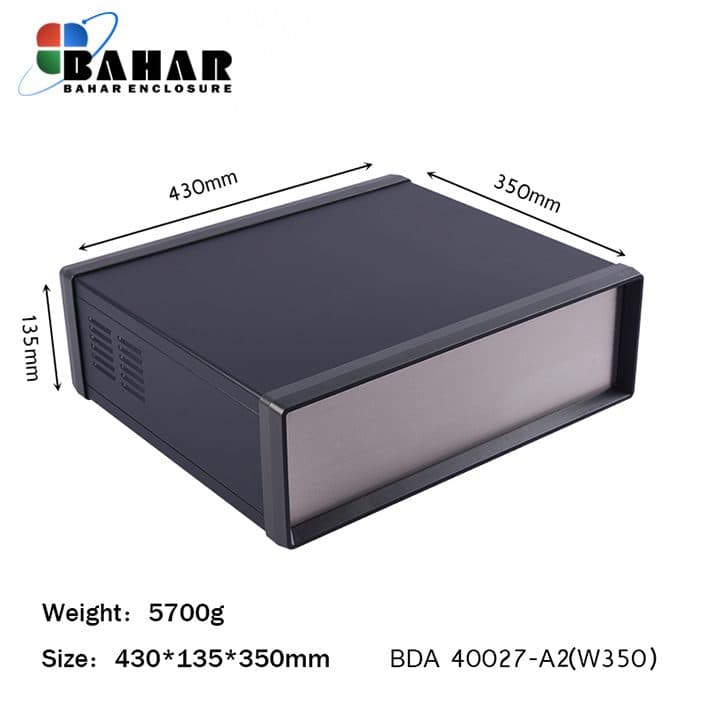 BDA 40027-A2 W350 جعبه فلزی با پانل آلومنیوم ماژول
