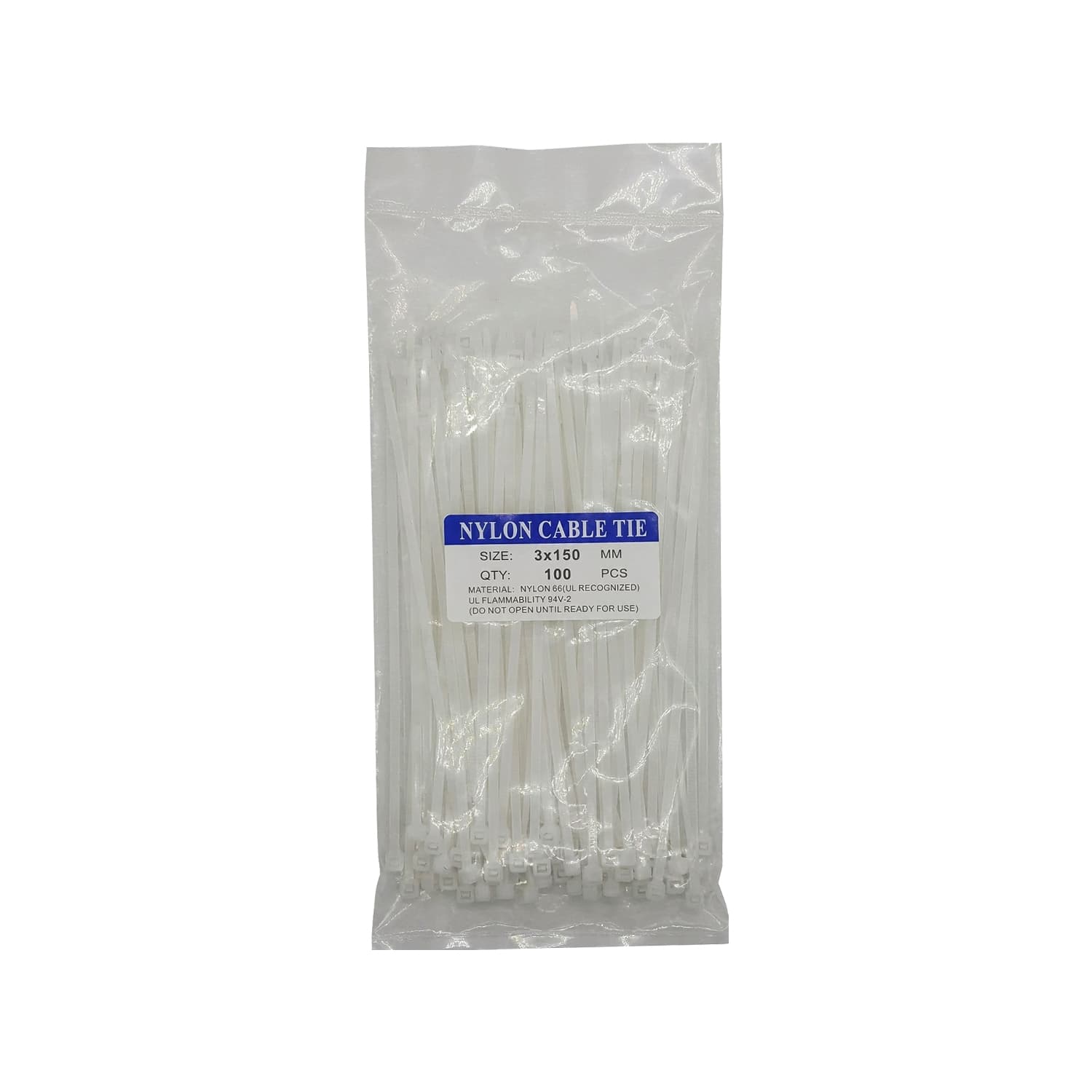 بست کمربندی 3x150mm بسته 100 عددی
