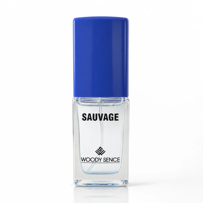 عطر جیبی مردانه وودی سنس مدل Sauvage حجم 15 میل