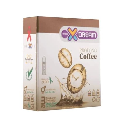 کاندوم تاخیری قهوه ایکس دریم بسته 3 عددی