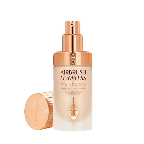 کرم پودر شارلوت تیلبری | Airbrush flawless foundation Charlotte tilbury