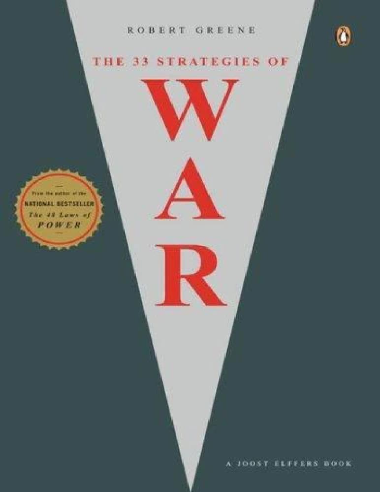 کتاب The 33 Strategies of War (۳۳ استراتژی جنگ) نسخه انگلیسی PDF | رابرت گرین
