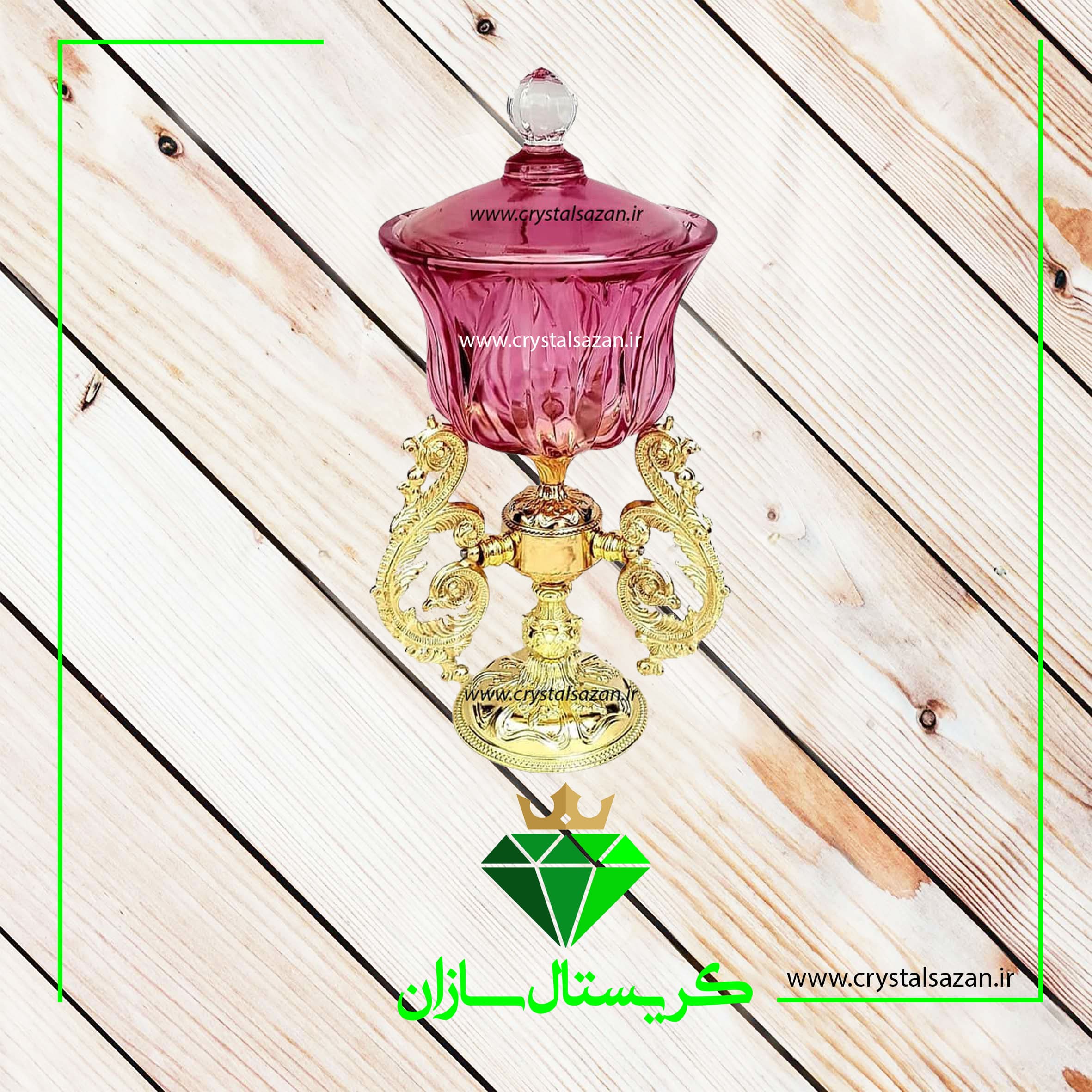 شکلات خوری کریستال سازان مدل نیل کد K1166