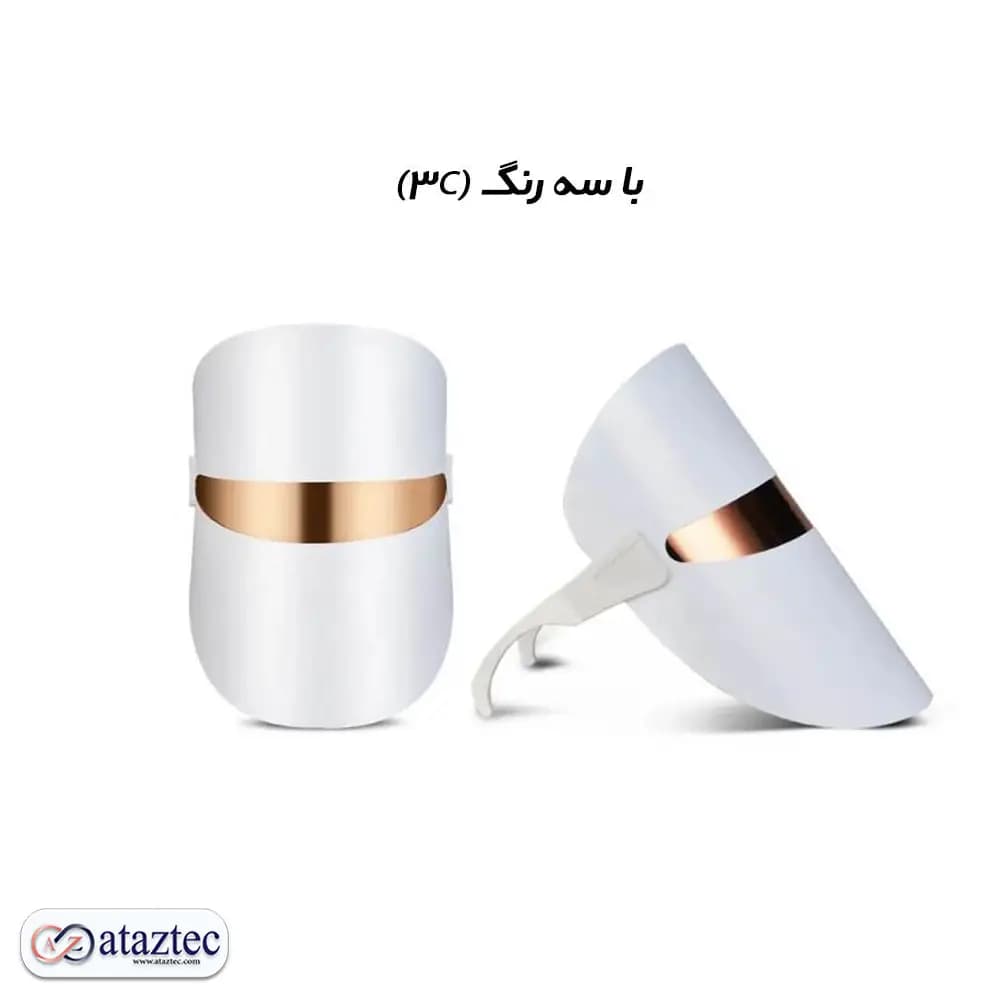 ماسک زیبایی و جوان‌کننده صورت JZC-K02-3C\7C | درمان آکنه و ضد پیری با LED سه‌گانه