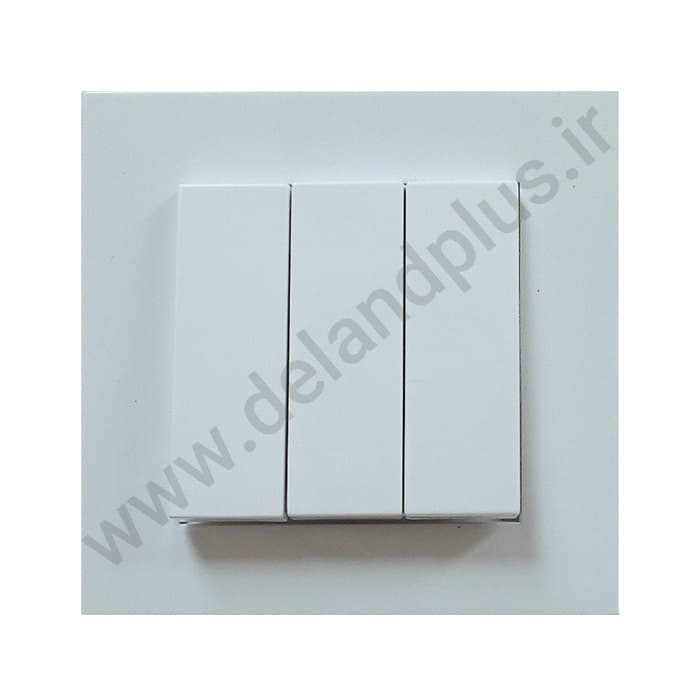 کلید سه پل مدل مکانیزم آسا سفید