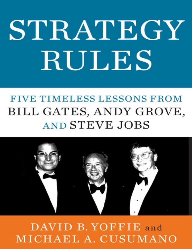 کتاب Strategy Rules (قواعد استراتژی) نسخه انگلیسی PDF | دیوید بی. یوفی، مایکل کوسومانو