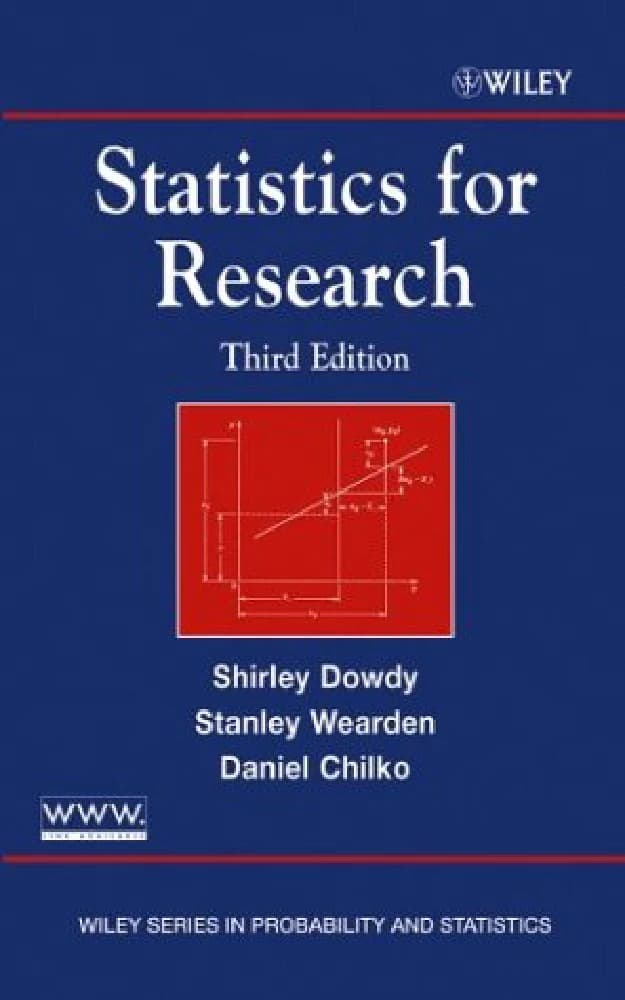 کتاب Statistics for Research (آمار برای پژوهش) نسخه انگلیسی PDF | شرلی داودی، استنلی ویردن، دنیل چیلکو — تصویر ۲