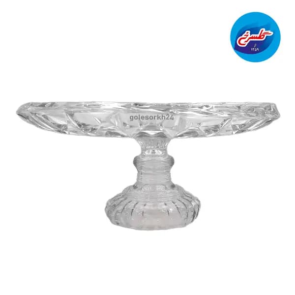 قاب شیرینی پایه دار مدل آکوامارین