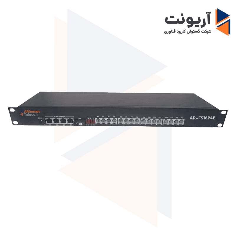 انتقال خطوط تلفن 16 پورت | خرید دستگاه انتقال تلفن روی فیبر نوری