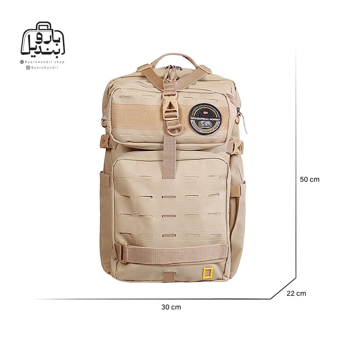 کوله‌پشتی تاکتیکال Tactical کد ۴۵۱۲ — تصویر ۳