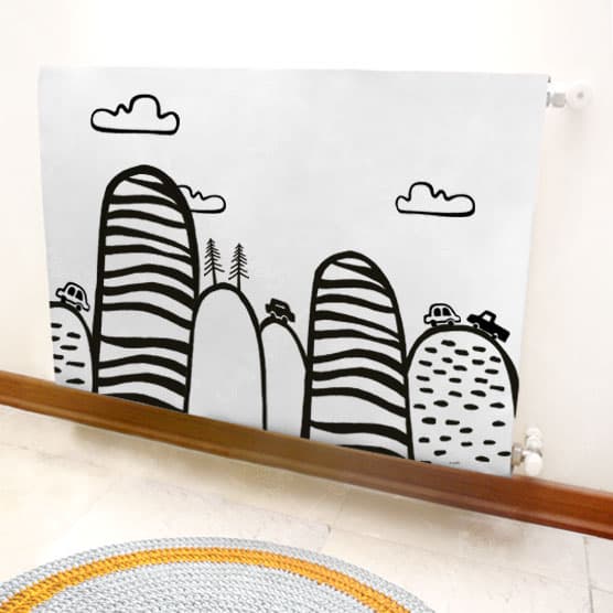 روکش شوفاژ کودک پارچه ای کوهستان