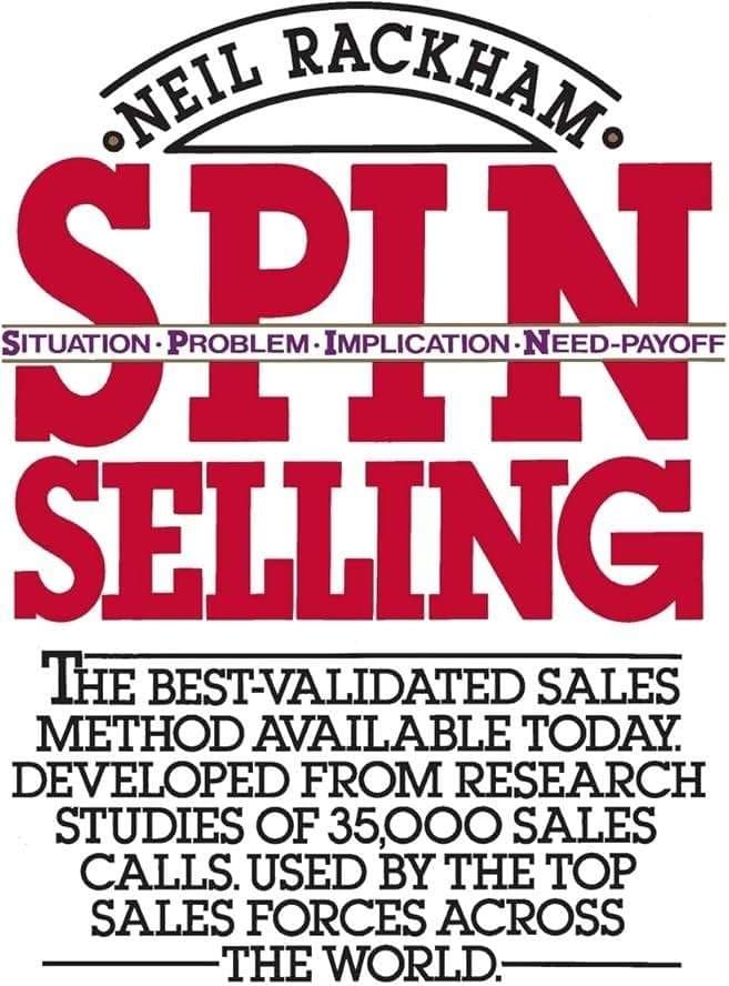 کتاب SPIN Selling (فروش به روش اسپین) نسخه انگلیسی PDF | نیل راکهام