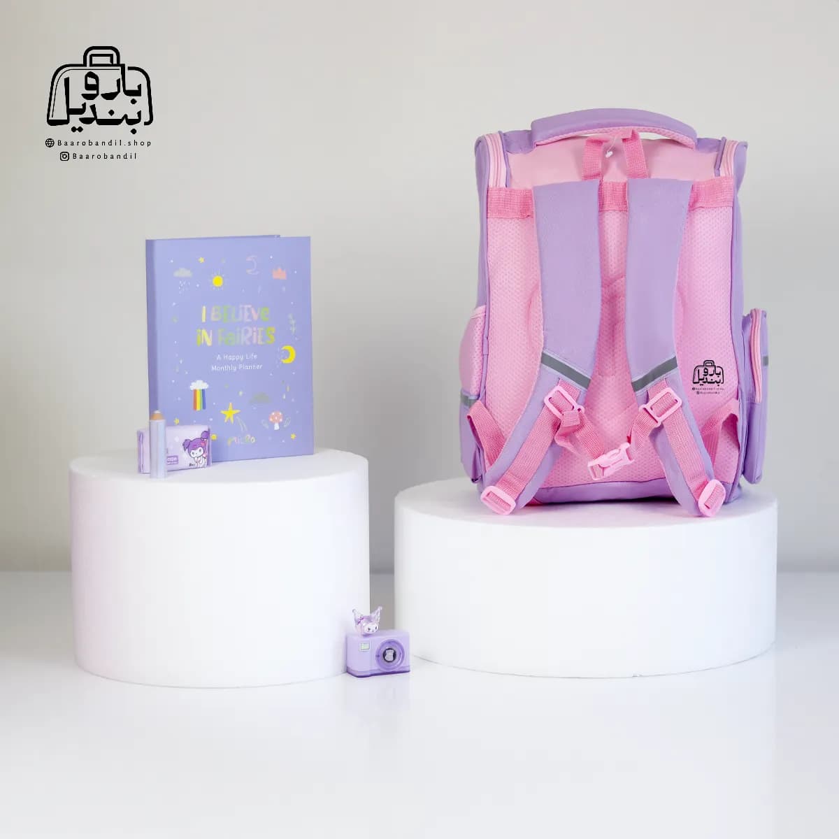 کوله‌پشتی مدرسه Medd طرح دلفین جادویی — تصویر ۵