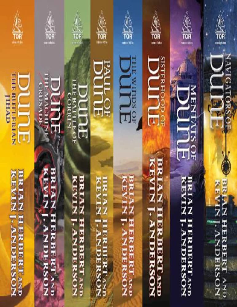 کتاب مدارس قهرمانان افسانه های تلماسه (Dune Legends Heroes Schools) نسخه انگلیسی PDF | برایان هربرت