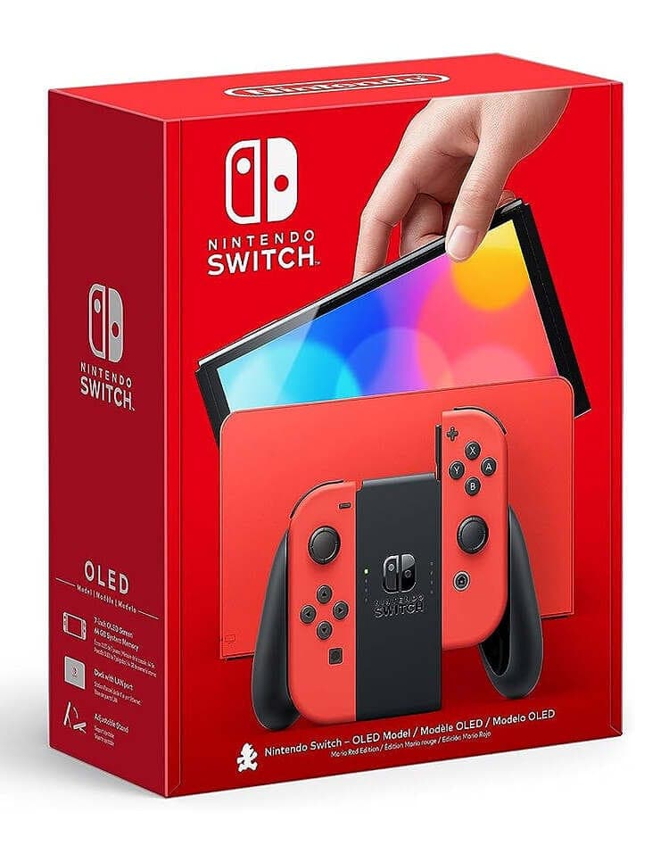 کنسول بازی نینتدو سوییچ Nintendo Switch OLED طرح Mario Red Edition