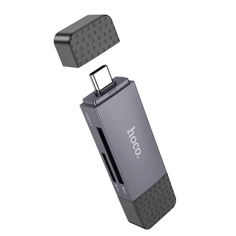 کارت خوان 2 در 1 هوکو مدل HB45 USB2.0 با سری تایپ سی — تصویر ۹