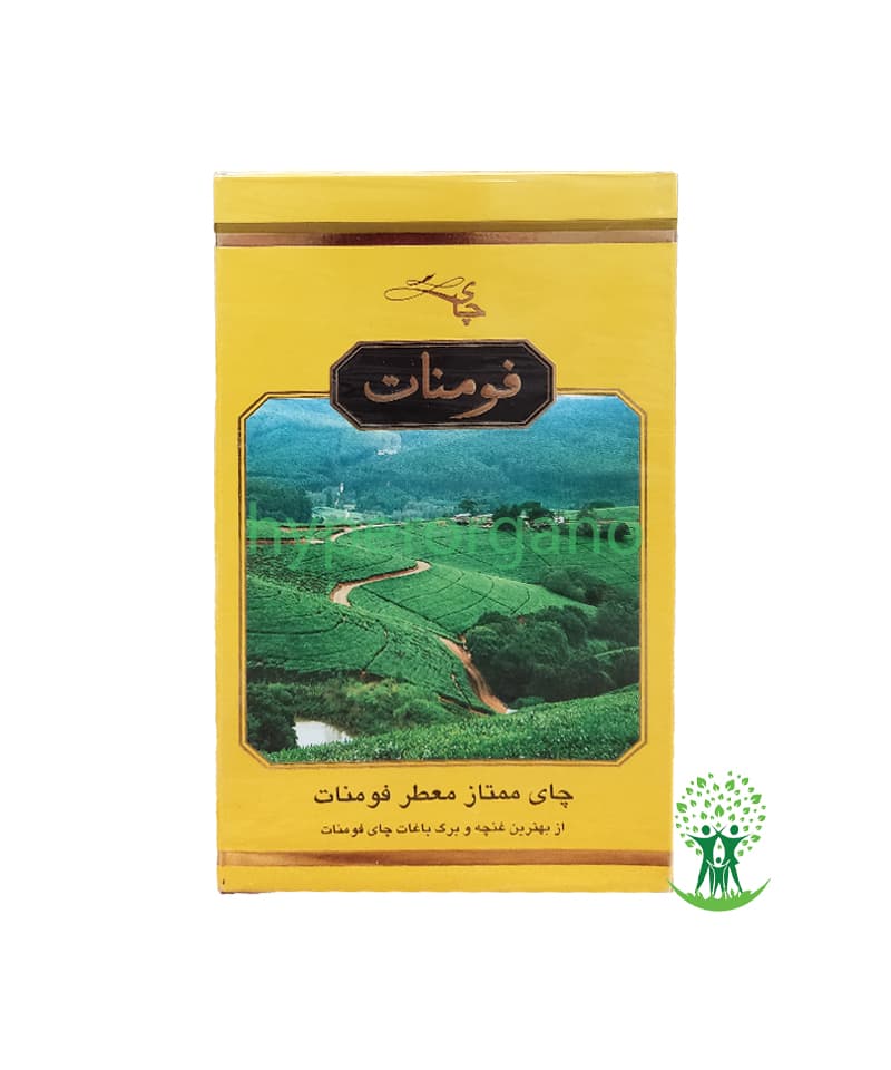 چاي سياه معطر (زرد) 450 گرمی فومنات