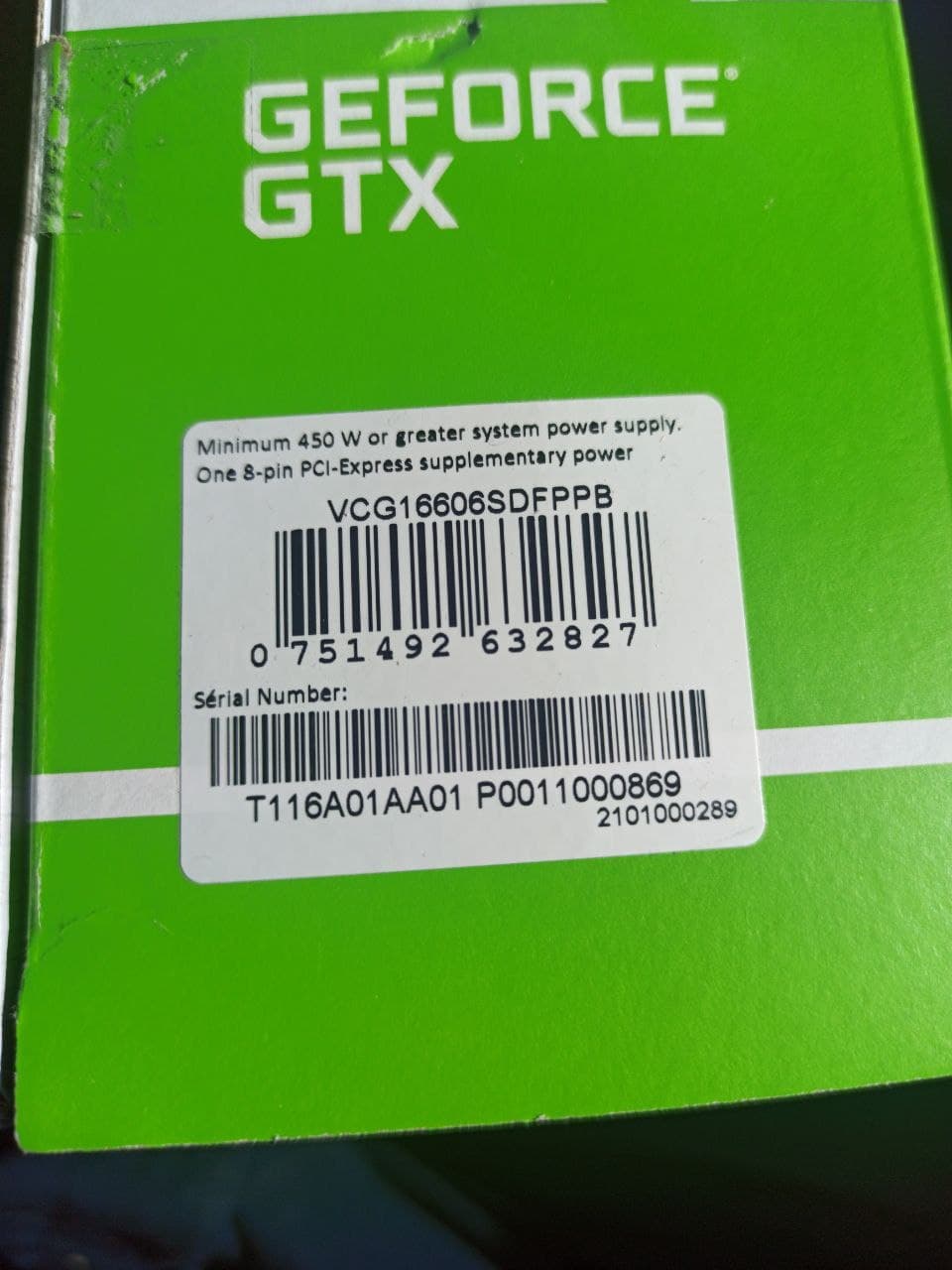 کارت گرافیک استوک PNY Geforce GTX 1660 Super 6GB GDDR6 — تصویر ۲