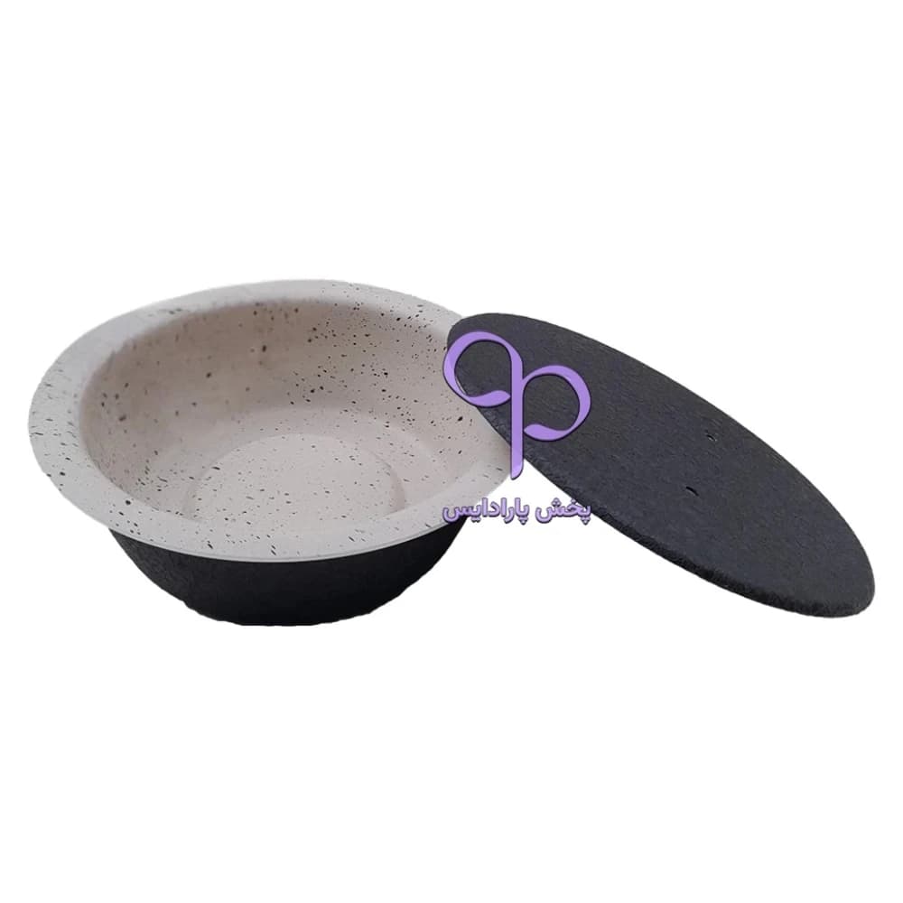 قالب ته چین دایره تک پرسی درب دار کف برجسته (5/5*14) آرکانیک