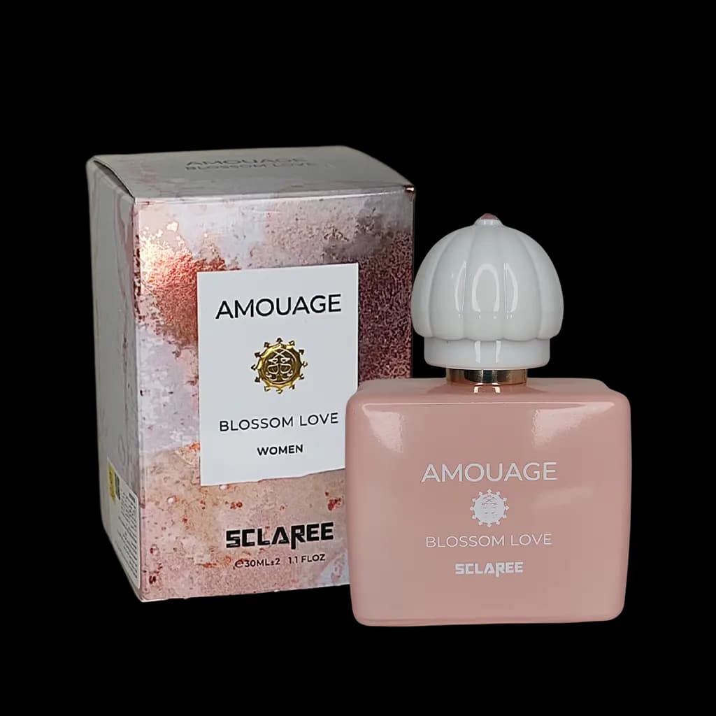 ادوپرفیوم مینیاتوری زنانه اسکلاره Sclaree مدل آمواج بلوسوم لاو Amouage Blossom Love حجم 30 میل