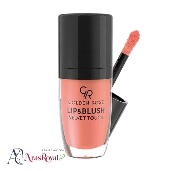 رژ لب و گونه Velvet Toch گلدن رز (01) — تصویر ۳