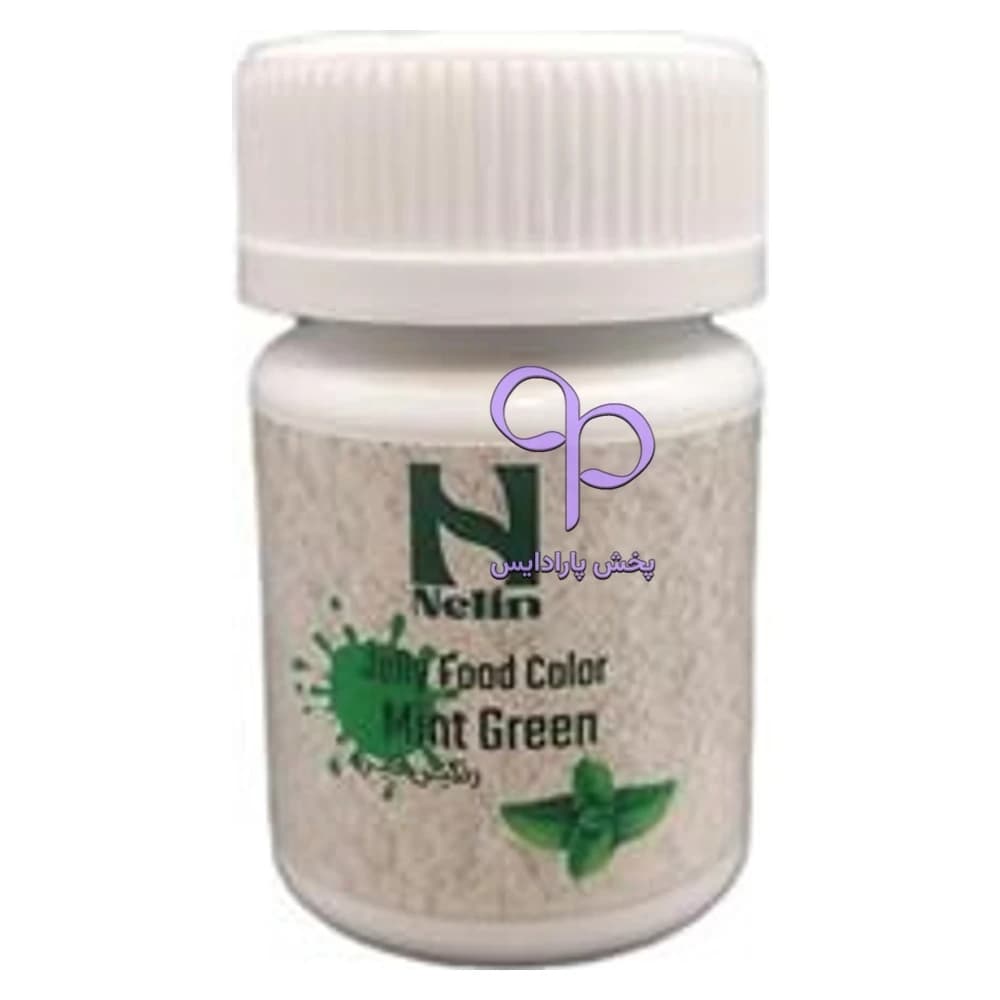 رنگ ژله ای 35 گرمی نلین سبز نعنایی (Mint green)