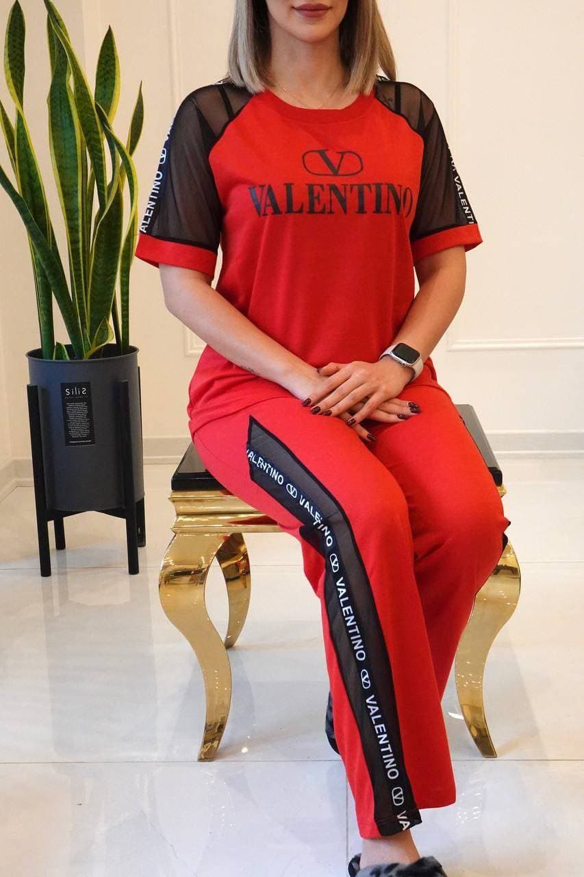 ست تیشرت و شلوار VALENTINO راحت و سبک و شیک — تصویر ۵