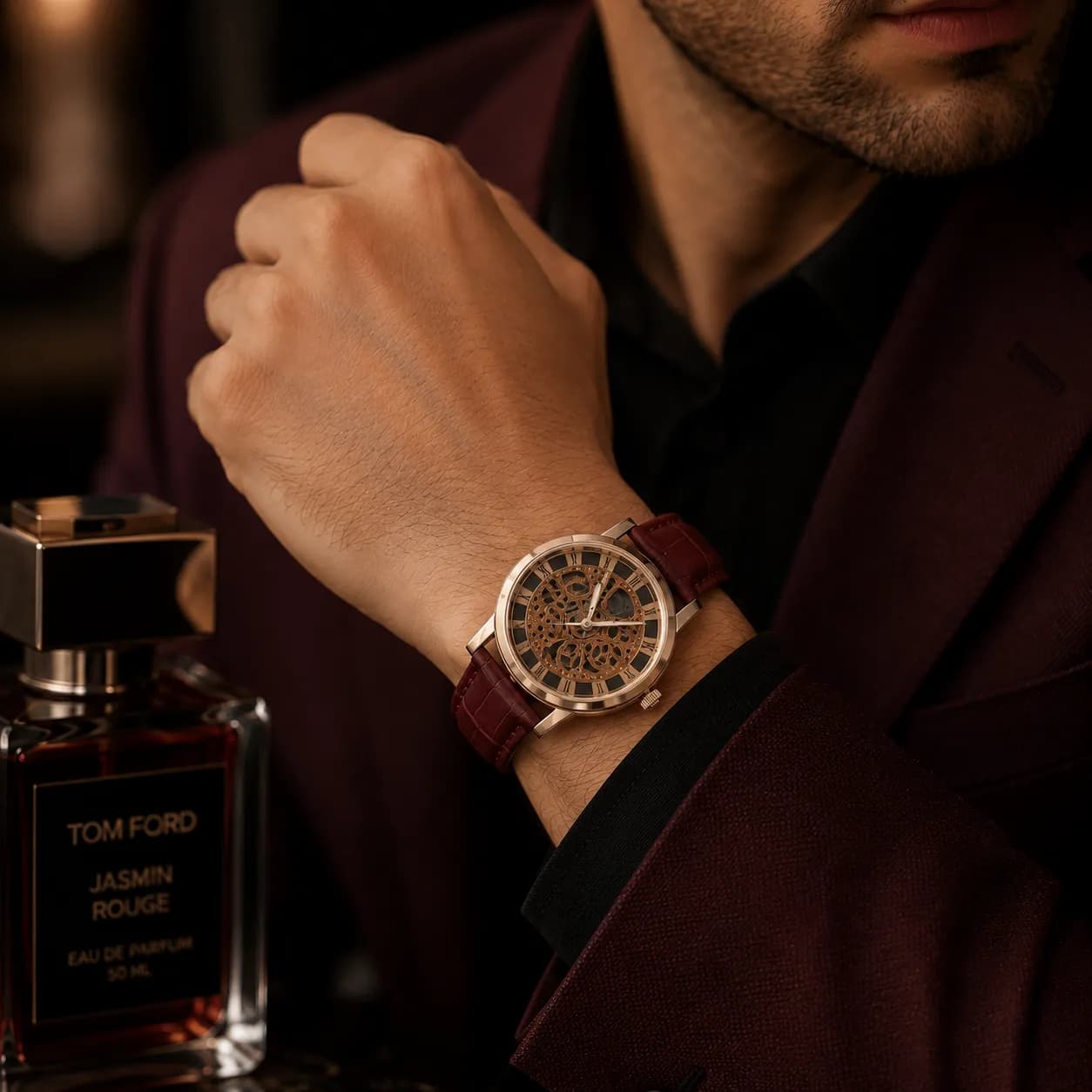 ساعت مچی مردانه Classic | فوق‌العاده شیک | رسمی – روزمره – لوکس – فشن | چرم عالی | 4 قسطی✅ — تصویر ۶