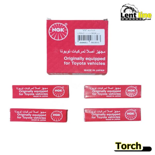 شمع پایه بلند هایلوکس 2007 تا 2014 (2700 سی سی) برند NGK — تصویر ۳