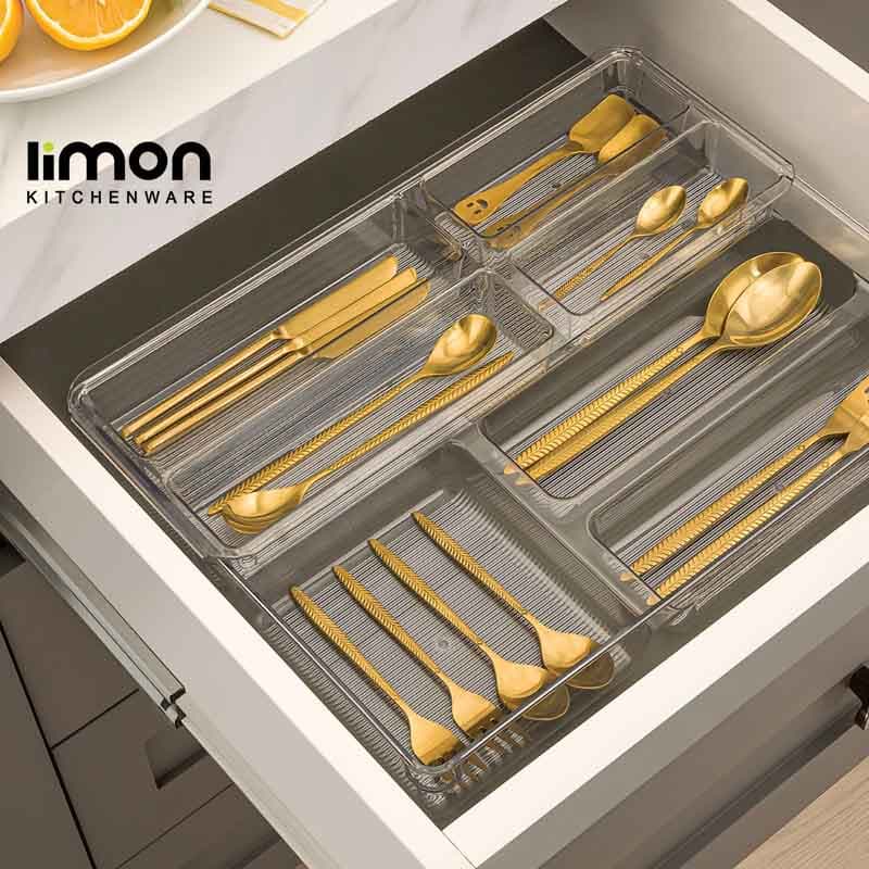 جاقاشقی شفاف 2 طبقه لیمون کد 2381
