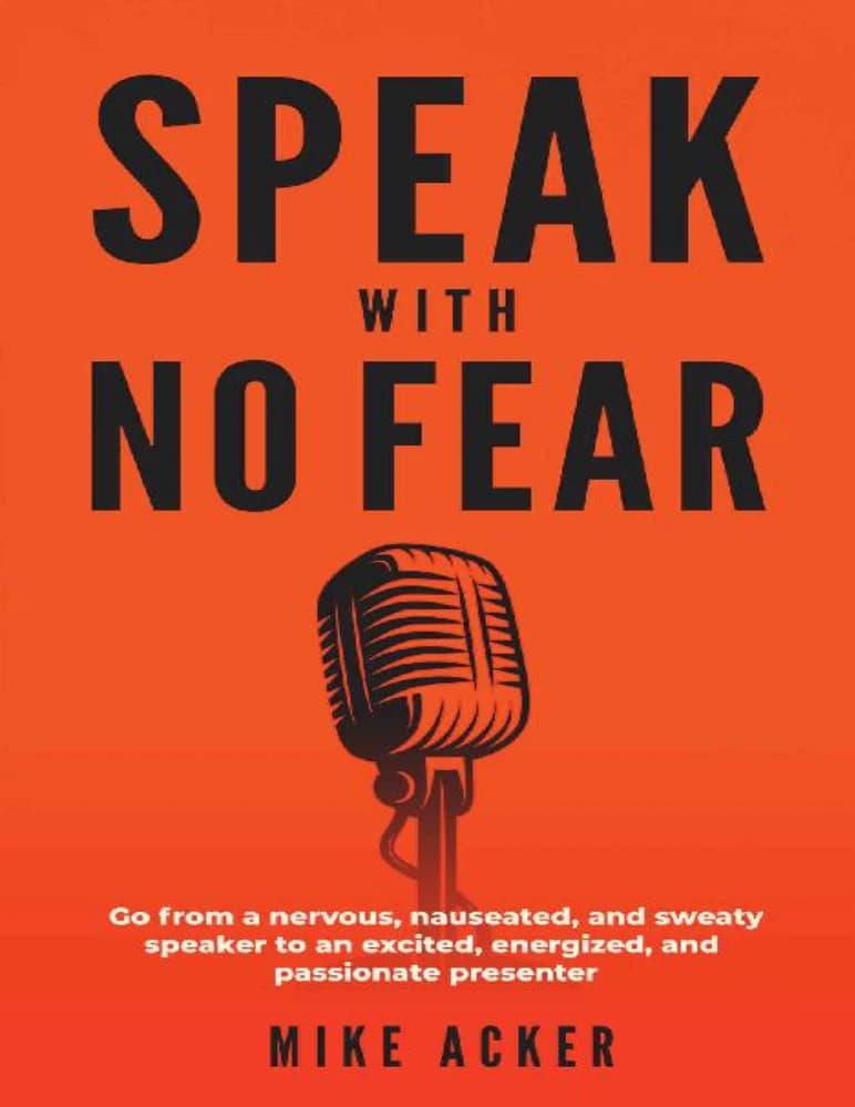 کتاب صحبت بدون ترس (Speak With No Fear) نسخه انگلیسی PDF | مایک آکر